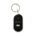 Oval-shaped plastic acrylic key finder pendant with card slot, shown in multiple colour options.