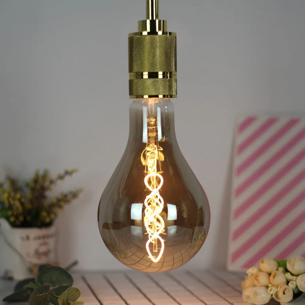 A110 Double Helix Gold LED soft light strip showing spiral design