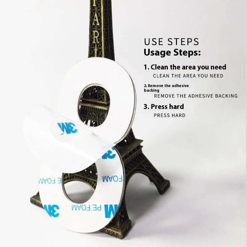 Black stainless steel sticky house number measuring 7.5cm with adhesive backing for waterproof door signage.