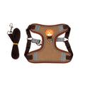Adjustable dog haulage rope harness with chest strap in multiple colour options