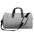 Medium oval travel bag in Oxford cloth with multiple internal compartments and a single strap