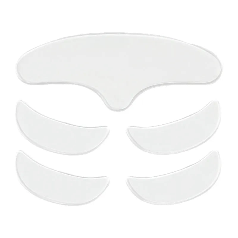 5 silicone anti-wrinkle face stickers for wrinkle removal and prevention
