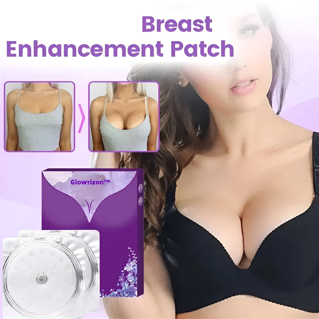 Reusable self-adhesive breast enhancement chest patches for body contouring