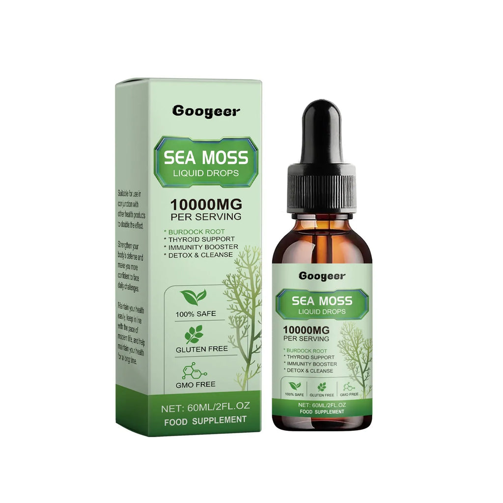 Googeer sea moss liquid drops body treatment in 60ml bottle