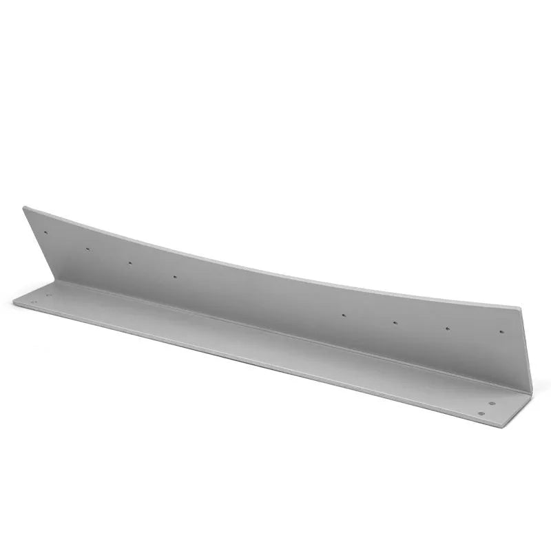 Adjustable golf putter balance simulator made of white PVC with a central training guide.