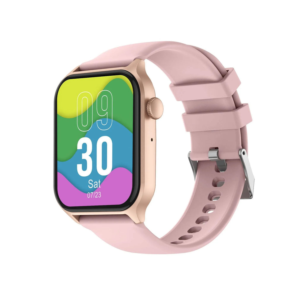 Smart watch showing health metrics on TFT screen with blood pressure and oxygen monitoring functions