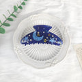 Oversized star moon barrettes with starry sky patterns in cellulose acetate material