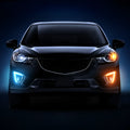 Mazda CX-5 daytime running lights LED replacement lamps with electroplated white light options