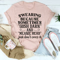 Plain pink t-shirt with printed design, straight cut with short sleeves for men and women