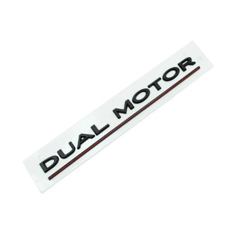 Tesla Model 3 bumper sticker ABS plastic 19x3cm with performance lettering