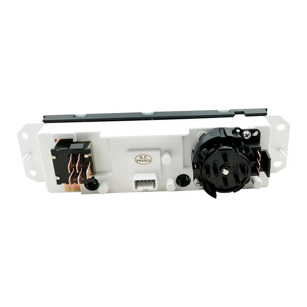 Black air conditioning control switch panel for 2005-2006 Jeep Wrangler dashboard