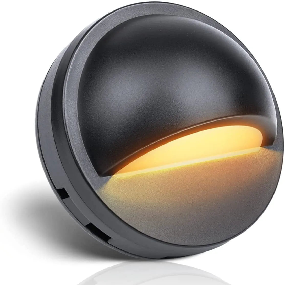 Low voltage outdoor step light with IP67 waterproof rating for garden paths and decking.