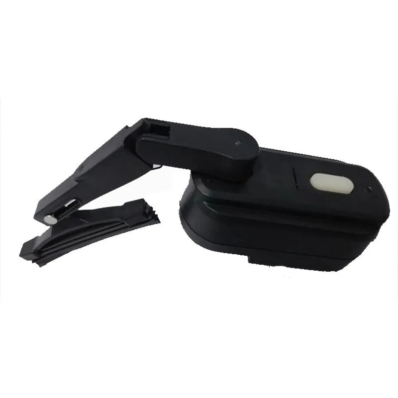 Black 800mA smart helmet wiper motor with 65mm blade for motorcycle helmets