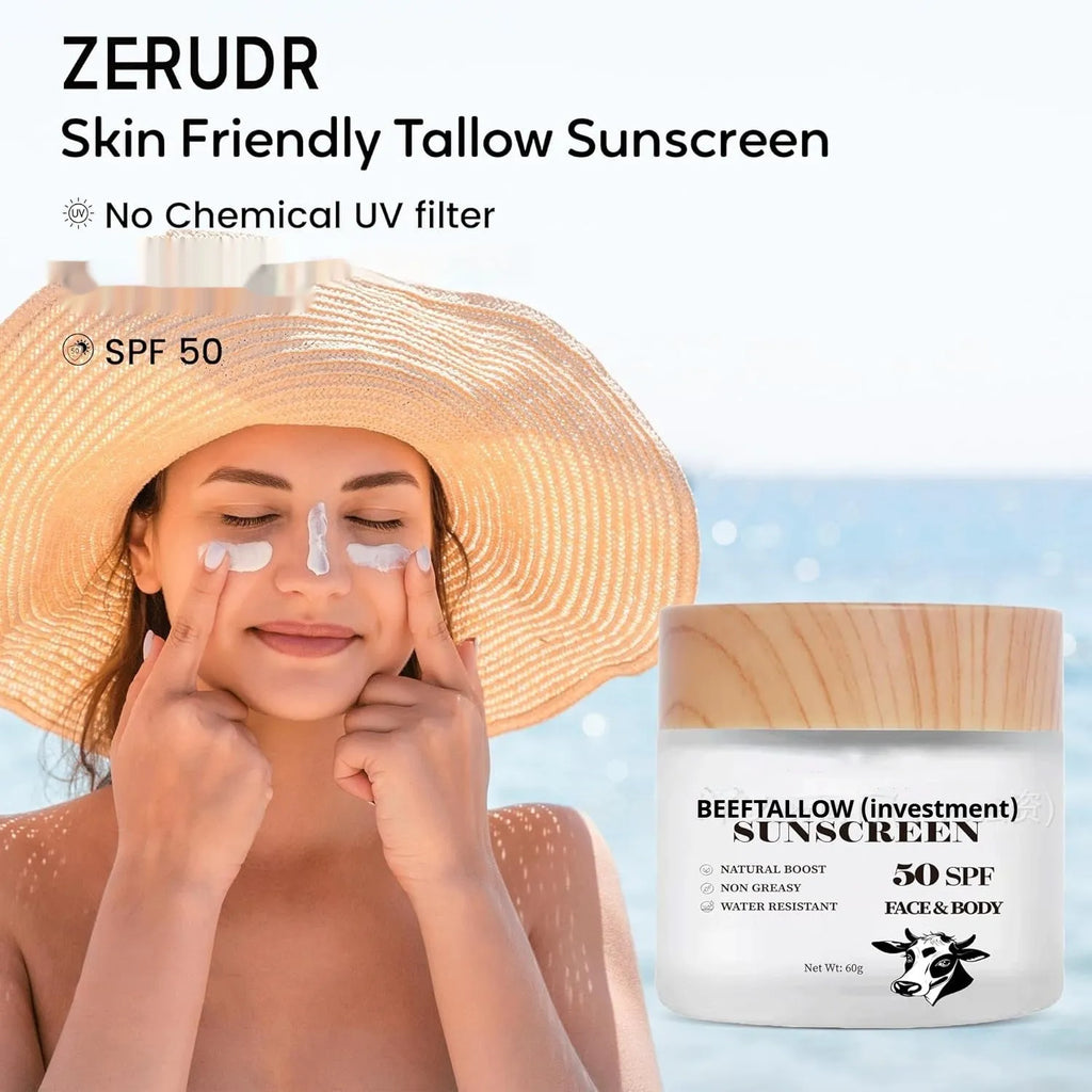 60g tube of beef tallow protective cream, waterproof and non-greasy formula.