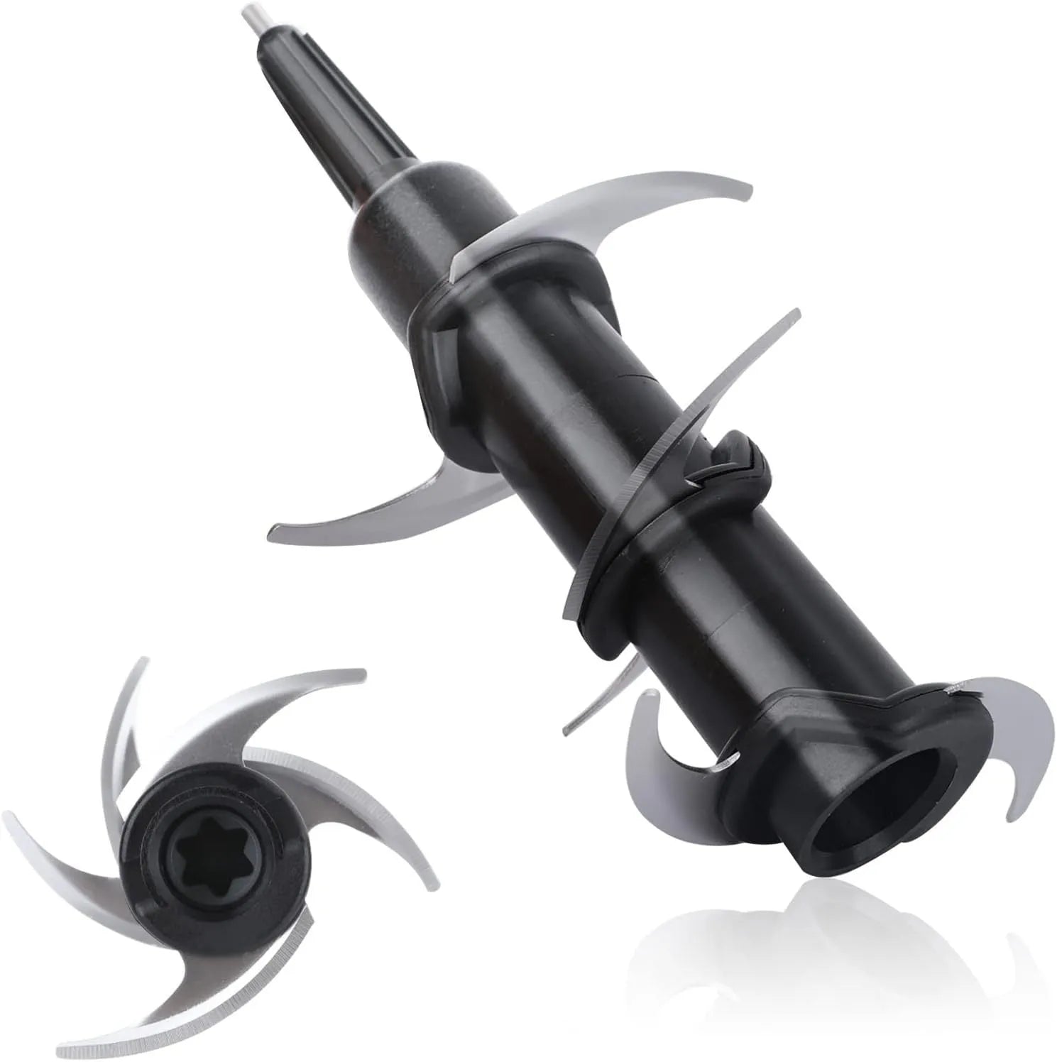 304 stainless steel replacement six-stack blade set for juicer with knife holder accessory
