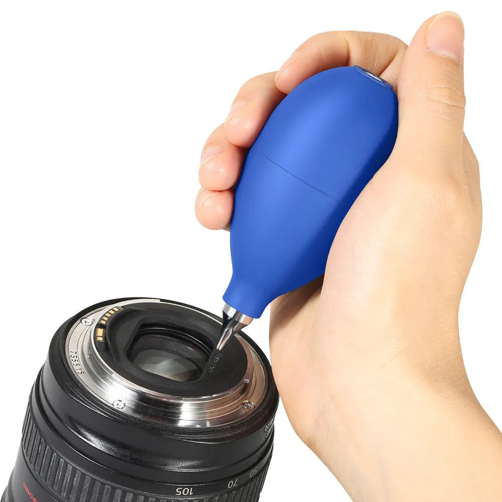 Blue rubber dust removal cleaning ball for camera lenses and mobile phones