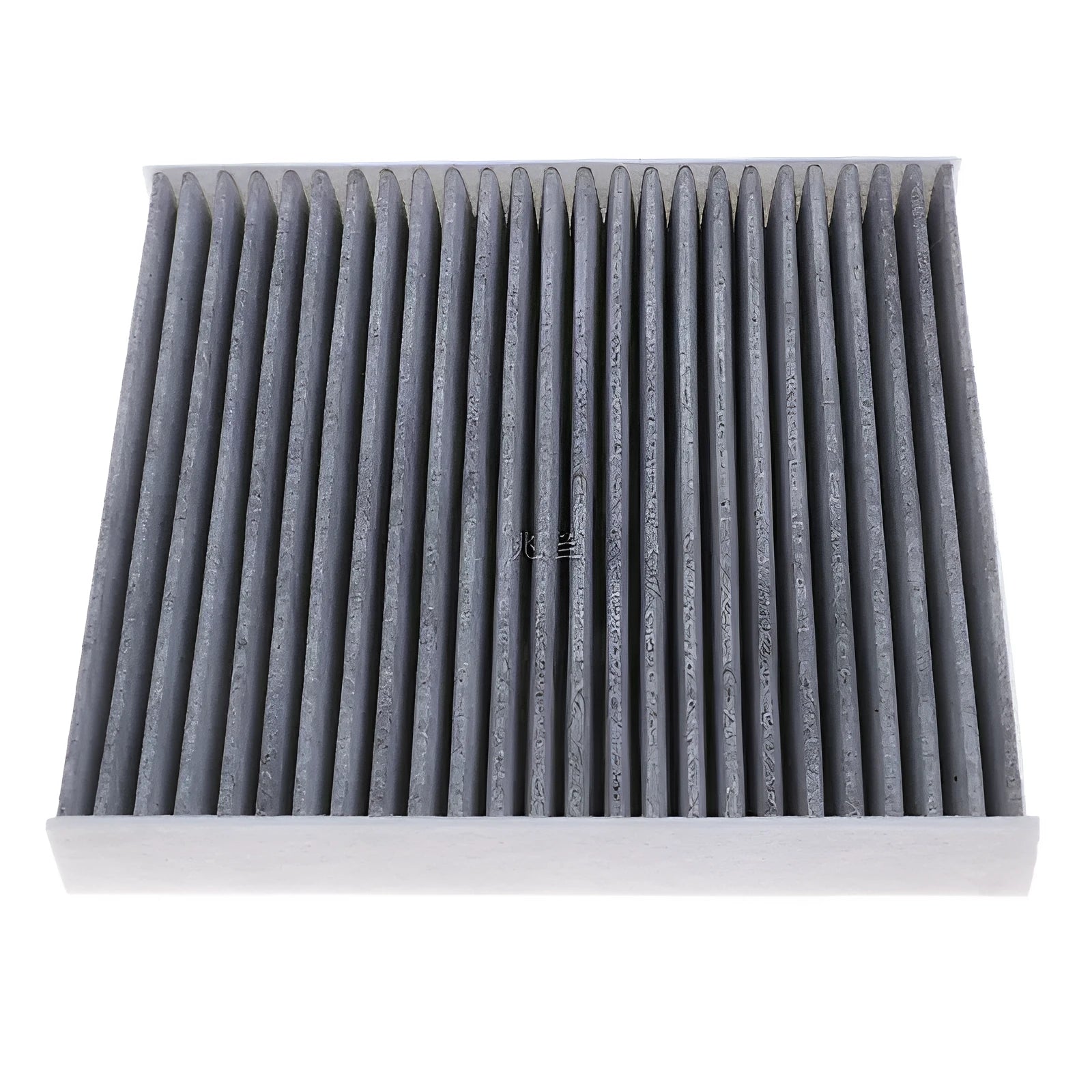 Grey Geely air conditioning filter grid panel measuring 215x210x30mm for vehicle cabin air system
