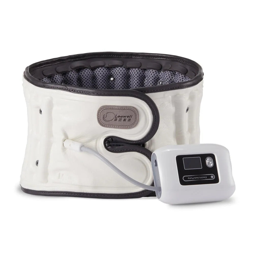 Automatic inflation waist support belt for lumbar disc correction in PU material