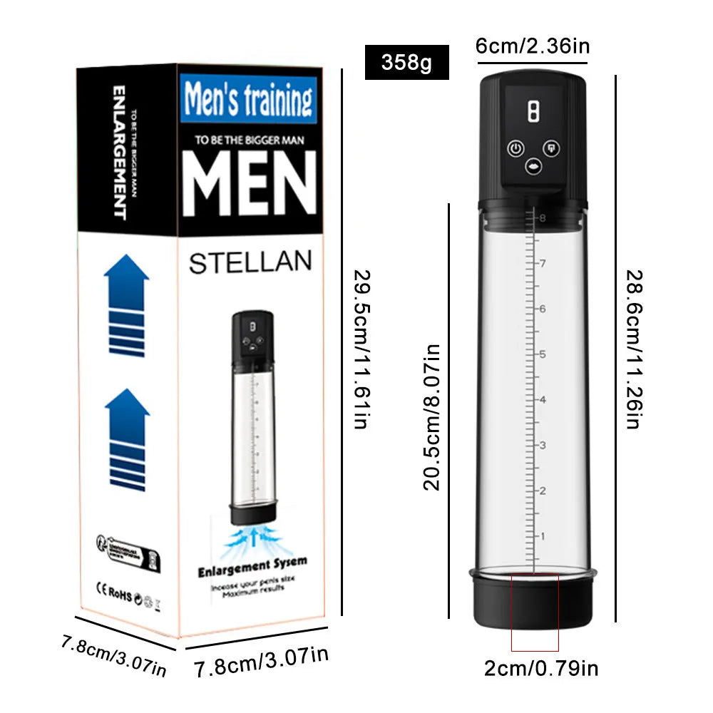 Diqiao electric training pump, a male masturbation device with an electric air pump.
