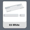 Double-sided keyboard and mouse pad with memory foam wrist rest in various colour options