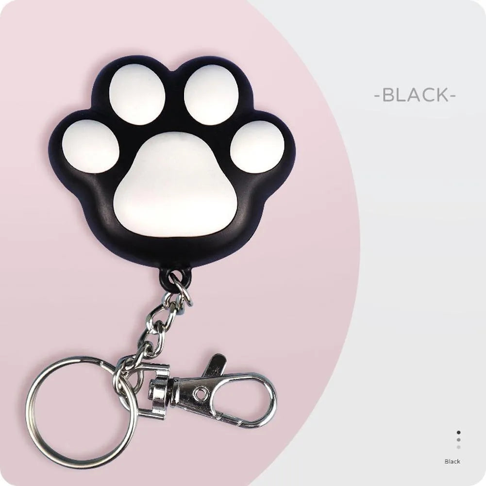 USB rechargeable infrared cat teaser with keychain in black or pink colours