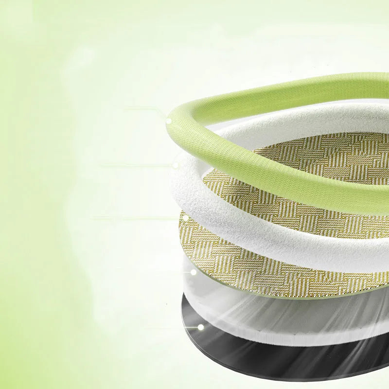 Green fruit backrest pet bed nest for cats and dogs with raised sleeping area