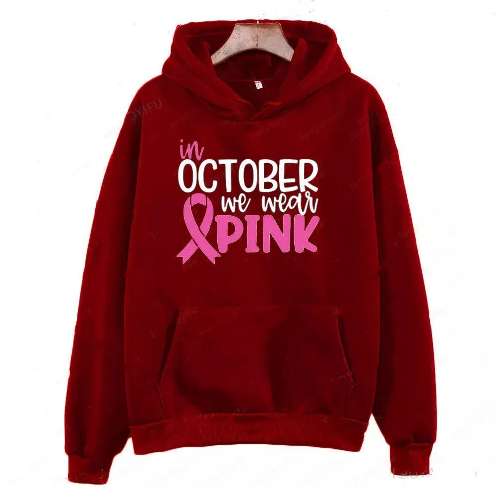 I'm A Survivor retro print pullover hoodie with side seam pockets in street fashion design