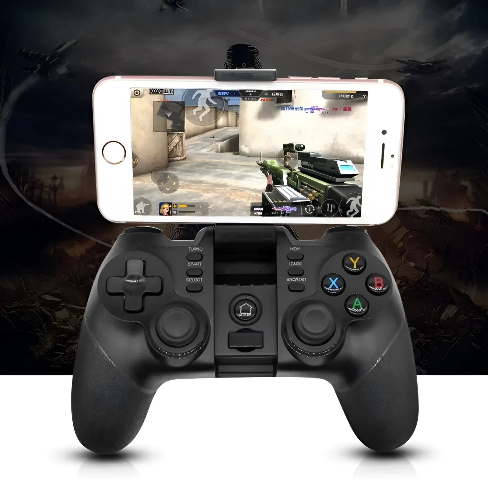USB Bluetooth gamepad joystick controller compatible with Android iPhone PC PS3