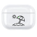 PC hard protective case for Apple AirPods Pro 3 wireless earphones in solid colour