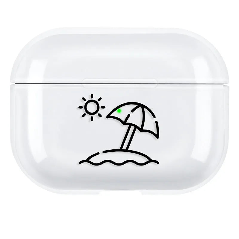 PC hard protective case for Apple AirPods Pro 3 wireless earphones in solid colour