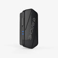 Black wearable air purifier necklace with compact 80mm plastic housing design
