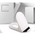 Adjustable plastic mobile phone stand in multiple colours on a table, holding a smartphone at an angle