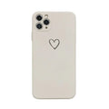 A selection of solid-colour TPU silicone back cover cases for various Apple iPhone models.