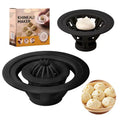 Jinkali black plastic steamed bun mould set of four kitchen tools for shaping baozi dumplings shaomai