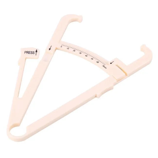 Acrylic fat caliper for body fat measurement with 16cm length