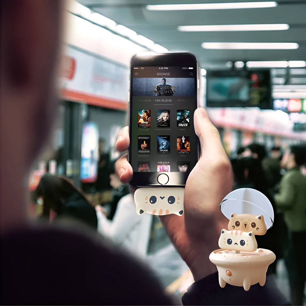 Cartoon animal design fast charging power bank compatible with Apple iPhones