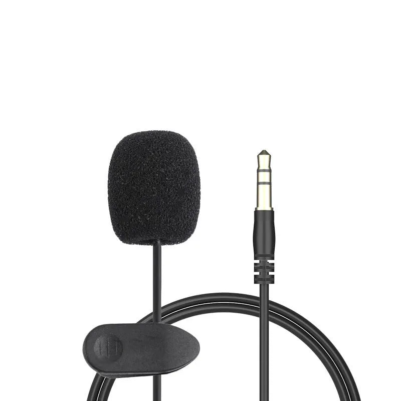 Apple-compatible lavalier microphone wired headset with 1.5m cable and in-ear design