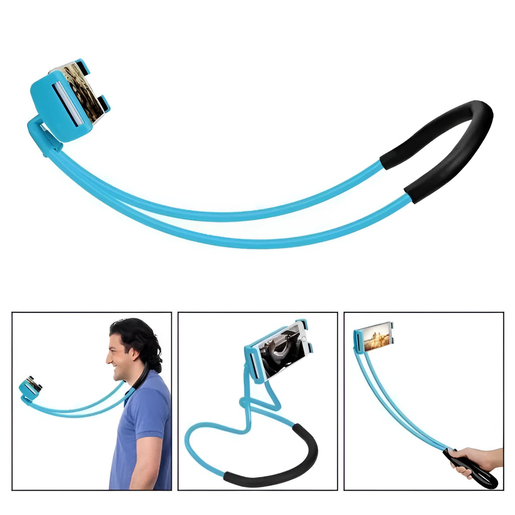 Universal smartphone holder with 360-degree rotation in multiple colour options