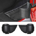 Black ABS plastic door storage container for Jeep Wrangler JK JL models 2011-2020