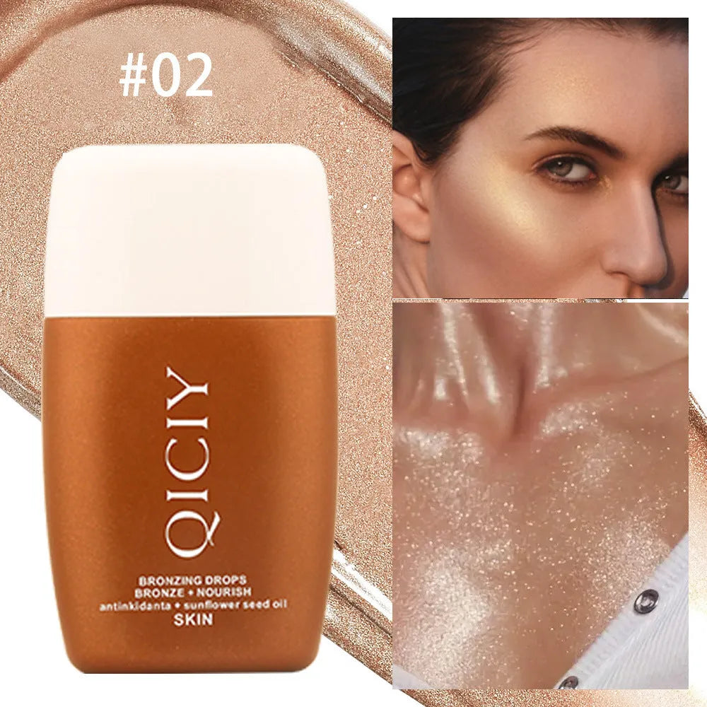 Face and body brightening contour liquid in 30ml bottle with four colour shade options