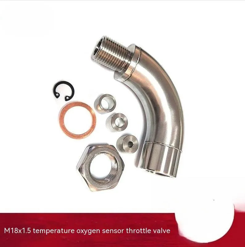 Car M18 temperature sensor adapter with 1.5 thread for gas flow crossover applications
