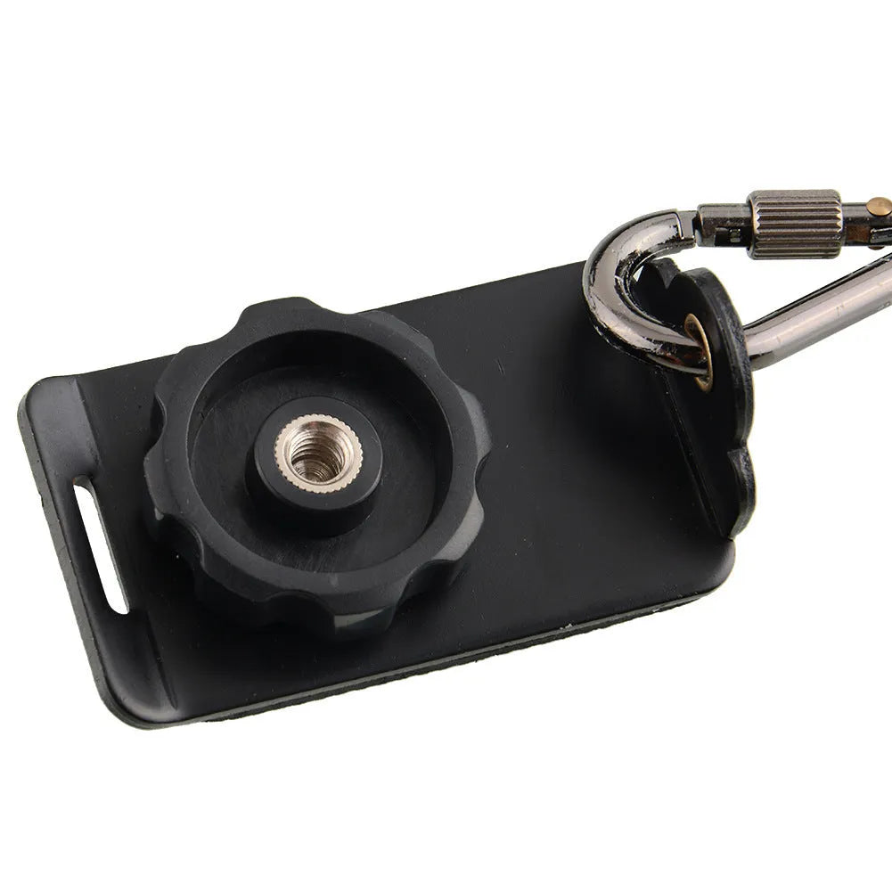 Black dual shoulder SLR camera strap showing two camera attachment points and thick shoulder padding