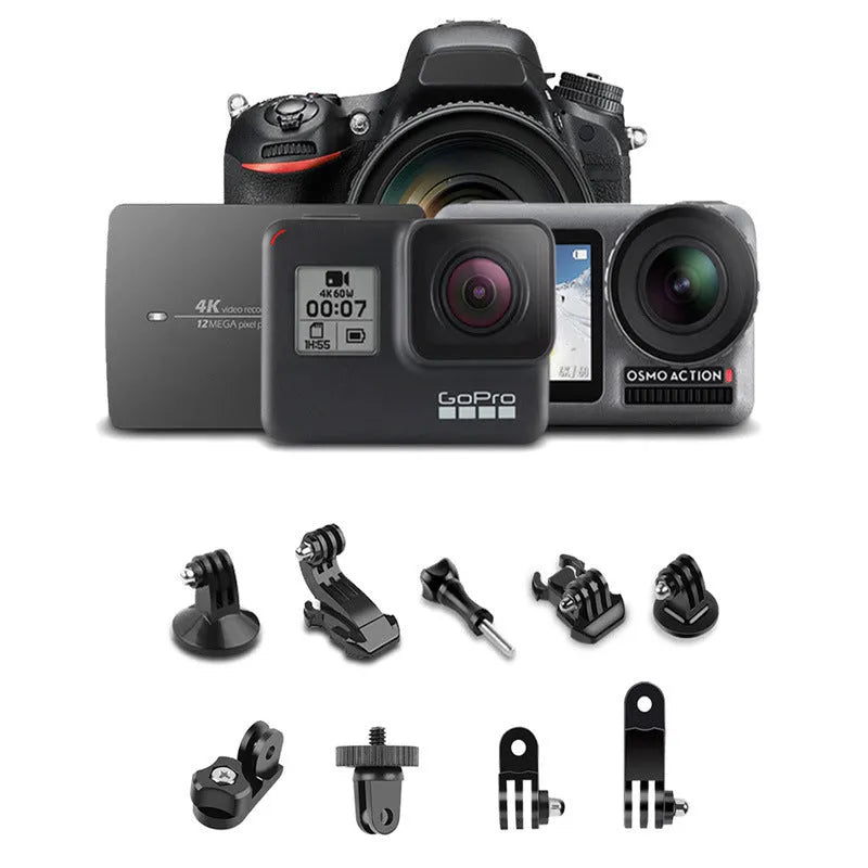 Black Bluetooth selfie stick tripod extended with smartphone mounted, wireless remote control shown