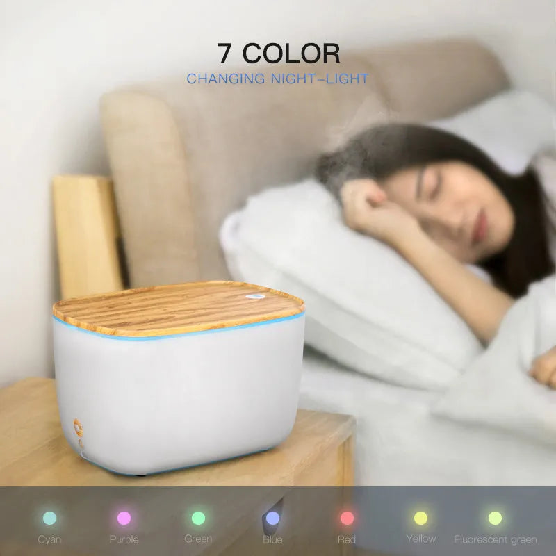 GX-22K household aromatherapy diffuser and humidifier with night light, showing control panel and water tank