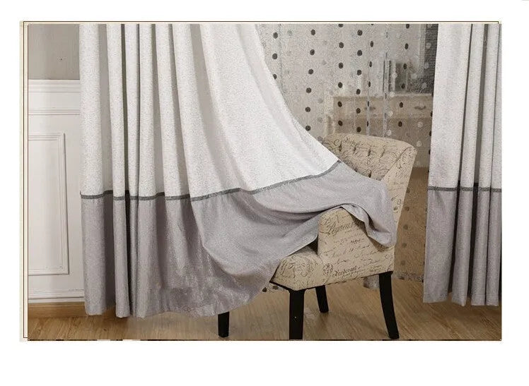 Blackout curtain panel showing multiple width options and different hanging styles including hooks and rings