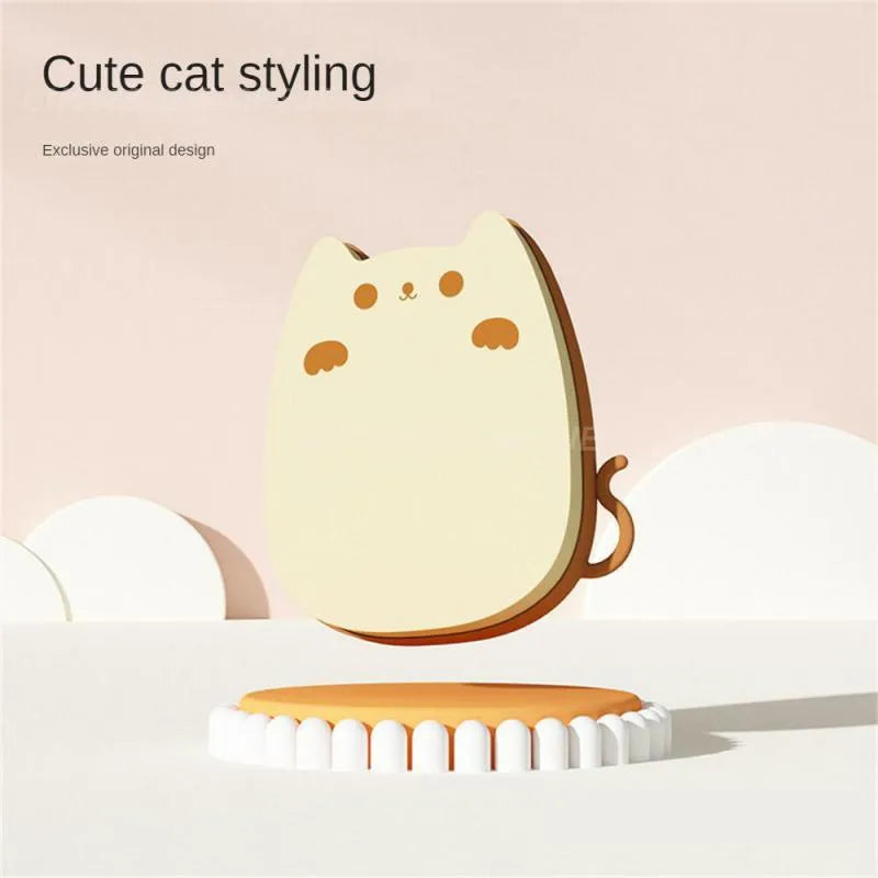 Blue sponge silicone pet comb brush with dual soft and hard bristles for cat and dog grooming.