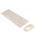 Wireless keyboard and mouse set in choice of colours with USB receiver