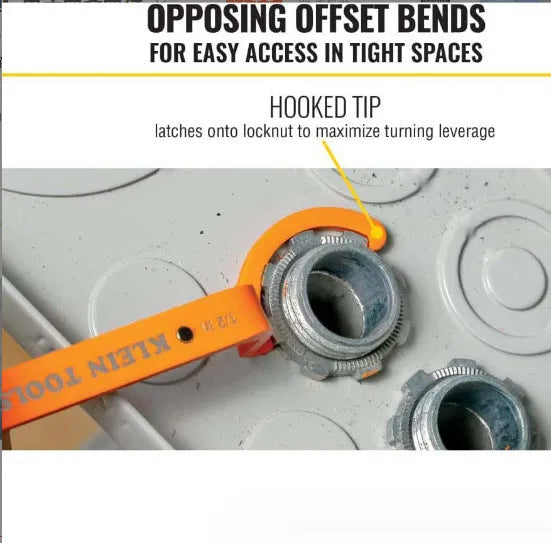 Orange, grey, and black magnetic suction locking wrenches from the H251 three-piece set laid out on a surface.