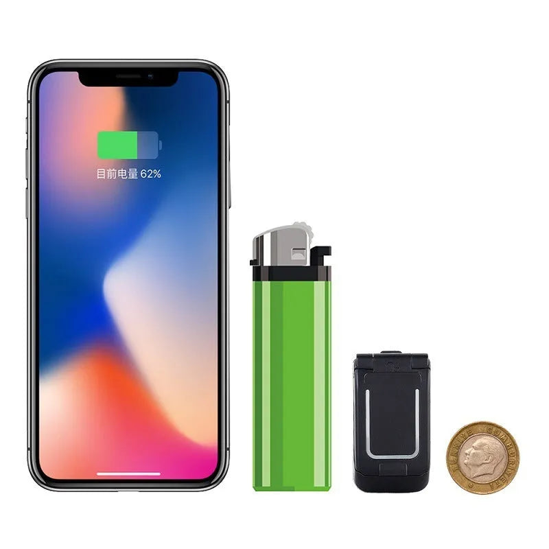 Mini flip phone in six colours with small screen and flip cover design