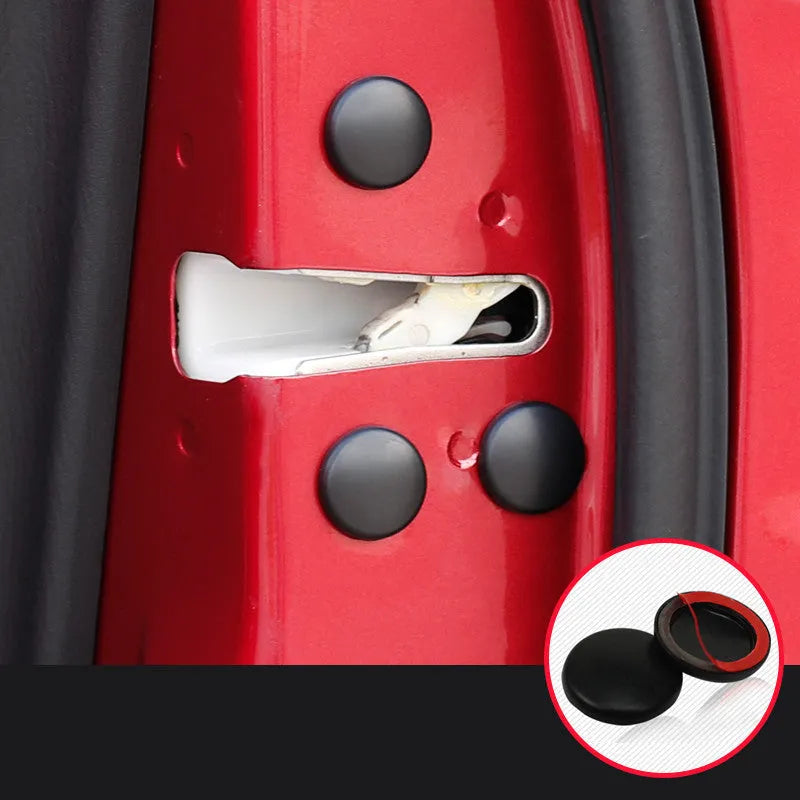 12 black ABS car door screw cap protective covers for Mazda series, waterproof and dustproof